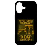 Carcasa para iPhone 17 Día D 82 Aniversario Normandía 1944 Homenaje al Veterano de Aterrizaje
