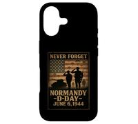 Carcasa para iPhone 17 Día D 82 Aniversario Normandía 1944 Homenaje Militar Hombres