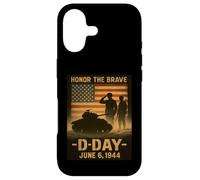 Carcasa para iPhone 17 Día D 82 Aniversario Normandía 1944 Homenaje Militar Hombres