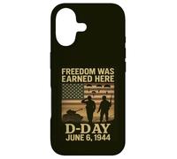 Carcasa para iPhone 17 Día D 82 Aniversario Normandía 1944 Homenaje Militar Hombres