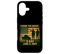 Carcasa para iPhone 17 Día D 82 Aniversario Normandía 1944 Homenaje Militar Hombres