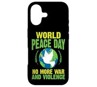 Carcasa para iPhone 17 Día Mundial de la Paz No más Guerra y Violencia Paz