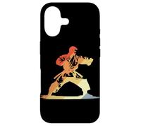 Carcasa para iPhone 17 Dibujo Retro de Karate Dojo de Artista marcial