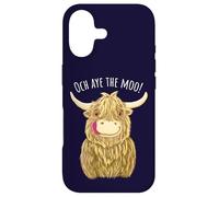 Carcasa para iPhone 17 Dibujos Animados de Vaca Escocesa de Las Tierras Altas Och Aye The Moo!