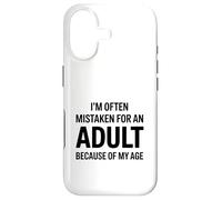 Carcasa para iPhone 17 Dicho Gracioso Que a Menudo me confunden con un Adulto