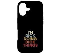 Carcasa para iPhone 17 Dick Name Dick Personalized Name First Given