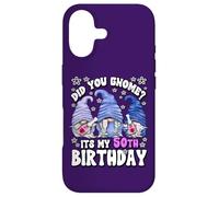 Carcasa para iPhone 17 Did You GNOME Its My Birthday For Women 50th Birthday Gnomes