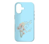 Carcasa para iPhone 17 Dientes de león y Mahjong Tiles Bam Crak Dots Make A Wish Flower