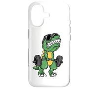 Carcasa para iPhone 17 Dinosaurio T-Rex Brazos Cortos Divertido Halterofilia Dino T Rex