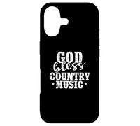 Carcasa para iPhone 17 Dios Bendiga a la música Country USA America Cowboys