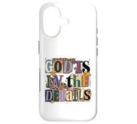 Carcasa para iPhone 17 Dios está en los Detalles Collage Ransom Note Style Design