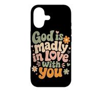 Carcasa para iPhone 17 Dios está locamente Enamorado de ti fe Cristiana inspiradora