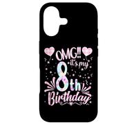 Carcasa para iPhone 17 Dios mío, es mi Octavo cumpleaños, Regalos para niñas, cumpleaños de Ocho a 8 años