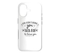Carcasa para iPhone 17 Dios no te trajo Tan lejos para dejarte