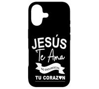 Carcasa para iPhone 17 Dios te ama con Amor Eterno, ya no endurezcas más tu corazón
