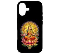 Carcasa para iPhone 17 Diosa Lakshmi Vitral Mitología Hindú Hinduismo