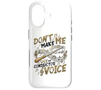 Carcasa para iPhone 17 Director de música No me Hagas Usar mi Voz de Director