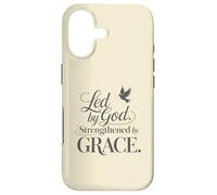 Carcasa para iPhone 17 Dirigido por Dios Fortalecido por la Gracia