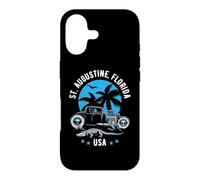 Carcasa para iPhone 17 Diseño de caimán Hotrod al Atardecer en San Agustín, Florida