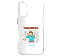 Carcasa para iPhone 17 Diseño de Conciencia Atrapado en mi Mente Pensando Demasiado