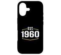 Carcasa para iPhone 17 Diseño de cumpleaños de 1960 Estilo Vintage Establecido en 1960