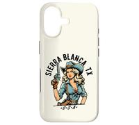 Carcasa para iPhone 17 Diseño de Estilo Western de Vaquera de Sierra Blanca, TX, EE. UU.