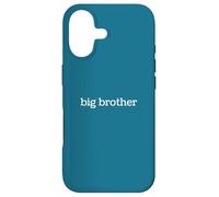 Carcasa para iPhone 17 Diseño de Hermano Familiar con tipografía Minimalista Grande