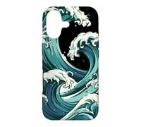 Carcasa para iPhone 17 Diseño de Olas japonesas: Arte costero Retro para navegar en el océano
