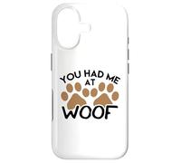 Carcasa para iPhone 17 Diseño de Perros para Amantes de los Perros You Had Me at Woof