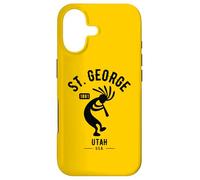 Carcasa para iPhone 17 Diseño de Recuerdo de St George Utah Dancing Kokopelli
