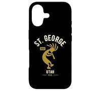 Carcasa para iPhone 17 Diseño de Recuerdo de St George Utah Dancing Kokopelli