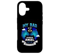 Carcasa para iPhone 17 Diseño de Recuerdo y mi papá es mi ángel de la Guarda