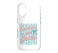 Carcasa para iPhone 17 Diseño de Sunshine and Jesus Christian Beach Faith