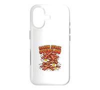 Carcasa para iPhone 17 Diseño Divertido de Bacon Stack Overflow para desayunar