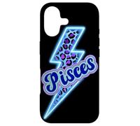 Carcasa para iPhone 17 Diseño estético del Zodiaco en Forma de Trueno Leopardo Piscis