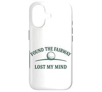 Carcasa para iPhone 17 Diseño humorístico de Golf Found The Fairway Lost My Mind