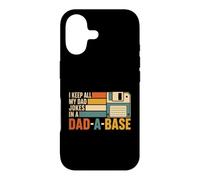 Carcasa para iPhone 17 Diseño I Keep All My Dad Jokes In A Dad-A-Base