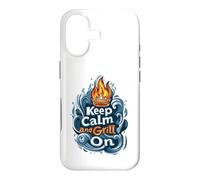 Carcasa para iPhone 17 Diseño Keep Calm and Grill On BBQ Pitmaster