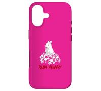 Carcasa para iPhone 17 Diseño Unisex Divertido de Conejo Run Away