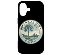 Carcasa para iPhone 17 Diseño Vintage de Orgullo Estatal de Carolina del Sur