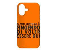 Carcasa para iPhone 17 Disfraz de Halloween: Fingendo di Voler Essere Qui - Italiano