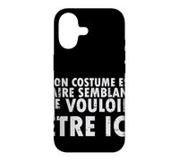 Carcasa para iPhone 17 Disfraz de Halloween Mon EST Faire Semblant - Francés