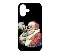 Carcasa para iPhone 17 Disfraz de Papá Noel Rico con cigarro para los Amantes de los Puros
