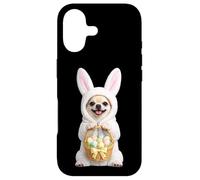 Carcasa para iPhone 17 Disfraz de Perro Chihuahua con Conejo de Pascua Divertido y Lindo
