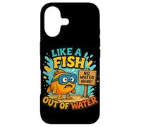 Carcasa para iPhone 17 Disfraz de pez Fresco Fuera del Agua para los Amantes del Habla idiomática