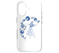 Carcasa para iPhone 17 Disney Bella Durmiente Princesa Aurora Azul Floral