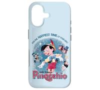 Carcasa para iPhone 17 Disney Pinocchio For The Happiest Time In Your Life Retro