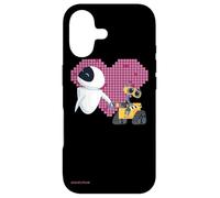 Carcasa para iPhone 17 Disney Pixar Wall-E y Eve Heart