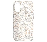 Carcasa para iPhone 17 Disney Princess Celebration Minimalist Line Art