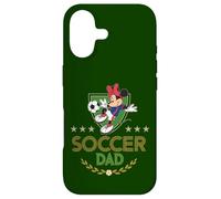 Carcasa para iPhone 17 Disney Soccer Dad Sports Minnie Mouse Father's Day Gift